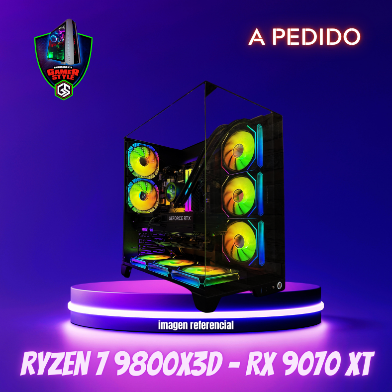 PC Gamer RYZEN 7 9800X3D + RX 9070 XT