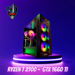 PC Gamer RYZEN 7 2700 + GTX 1660Ti  (Reacondicionado)