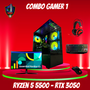 Combo Gamer N°1: RYZEN 5 5500 + RTX 3050