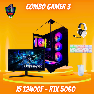 Combo Gamer N°3: INTEL I5 12400F + RTX 5060