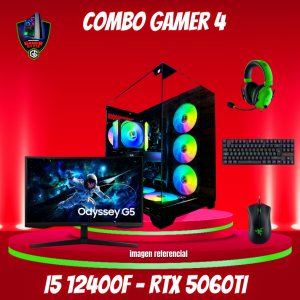 Combo Gamer N°4: INTEL I5 12400F + RTX 5060Ti