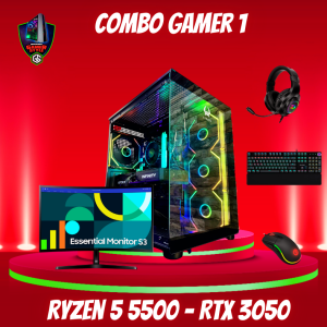 Combo Gamer N°1: RYZEN 5 5500 + RTX 3050