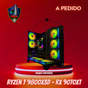 PC Gamer RYZEN 7 9800X3D + RX 9070 XT