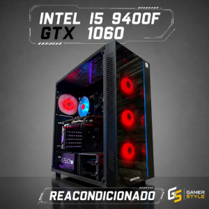PC Gamer INTEL I5 9400F + MSI GTX 1060 (Reacondicionado)