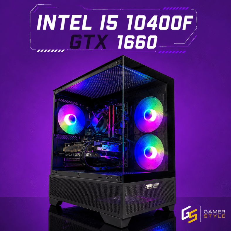 PC Gamer INTEL I5 10400F + GTX 1660 (Reacondicionado)