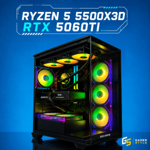 PC Gamer RYZEN 5 5500X3D + RTX 5060 TI