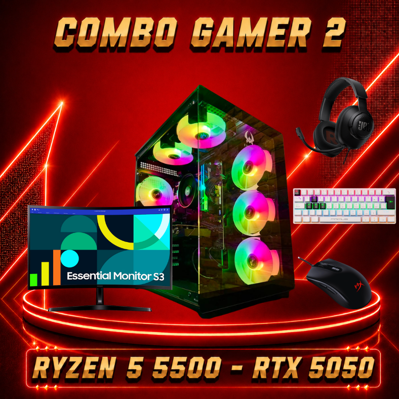 Combo Gamer N°2: RYZEN 5 5500 + RTX 5050
