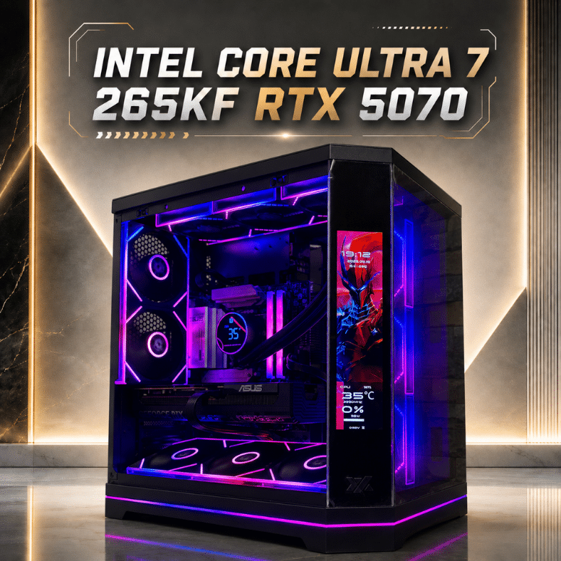 PC Gamer INTEL CORE ULTRA 7 265KF + RTX 5070