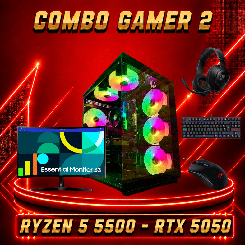 Combo Gamer N°2: RYZEN 5 5500 + RTX 5050